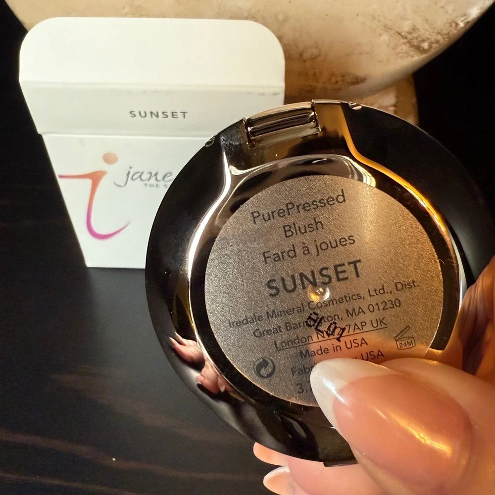 Jane Iredale PurePressed Blush Sunset 3.7g 0.13oz New in Box Mineral Makeup‎